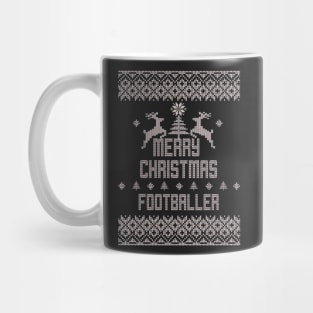 Merry Christmas FOOTBALLER Mug